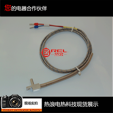 Needle type thermocouple hot runner temperature measuring element
